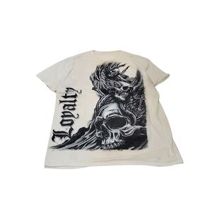 Y2K Loyalty Skull & Wings Collage T-Shirt